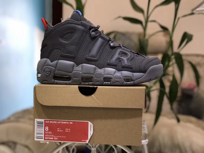 Authentic Nike Air More Uptempo Grey GS